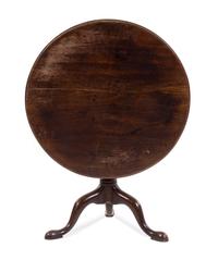 A George II Mahogany Tilt-Top Table