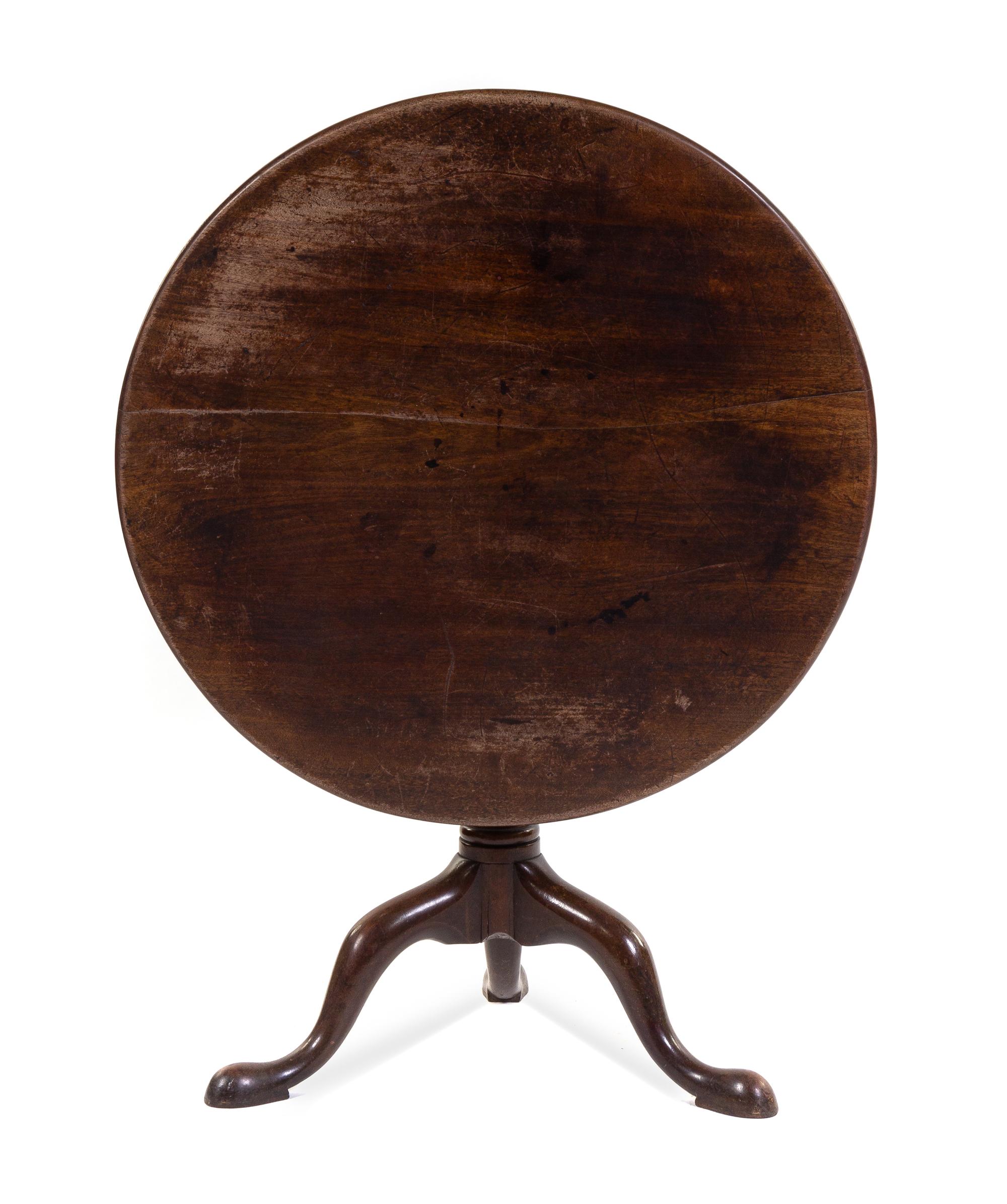 A George II Mahogany Tilt-Top Table