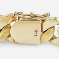 A 14K Yellow Gold Bracelet