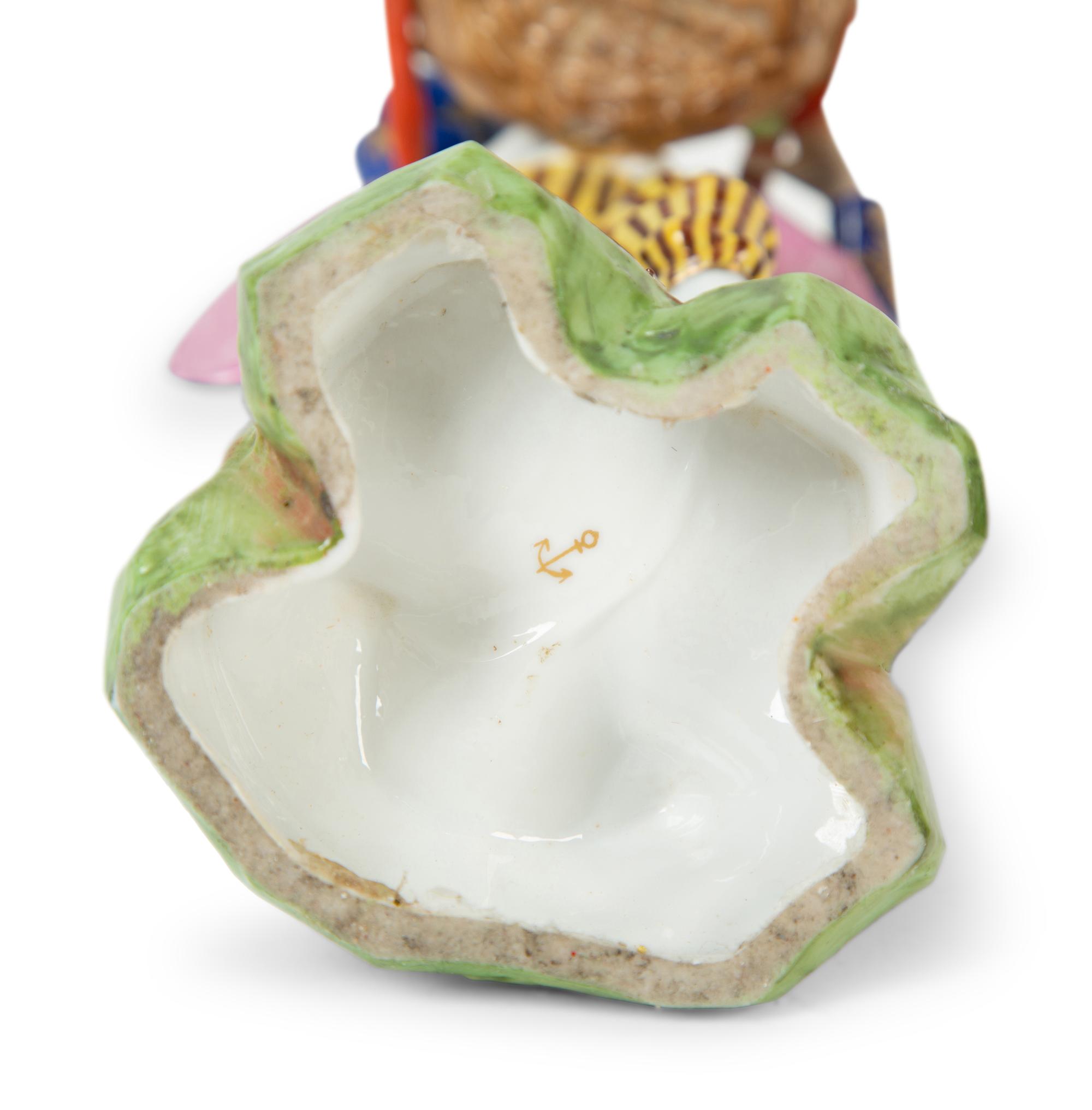 A Pair of Chelsea Porcelain Figures