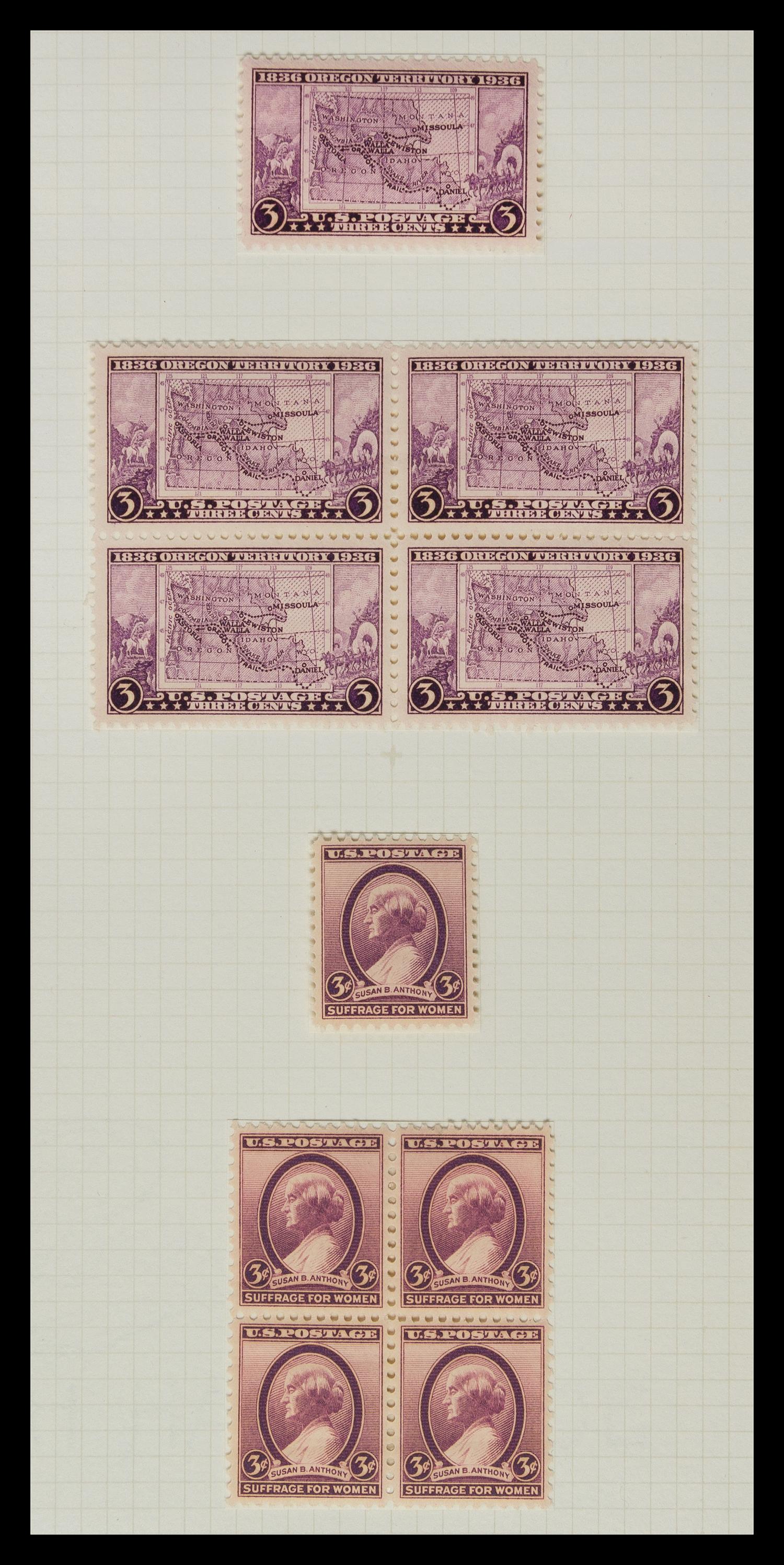 A Collection of United States Commemorative Stamps