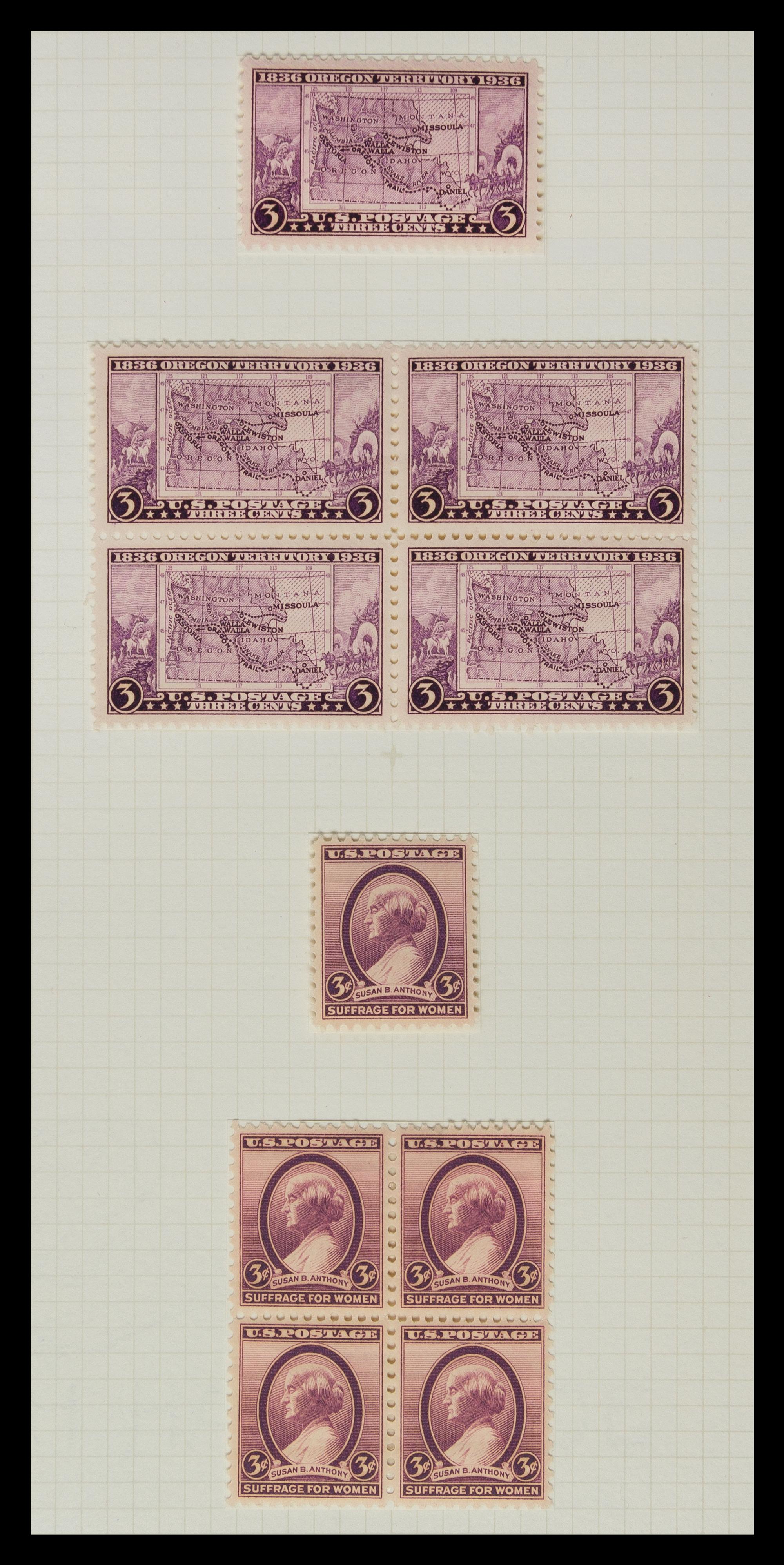 A Collection of United States Commemorative Stamps
