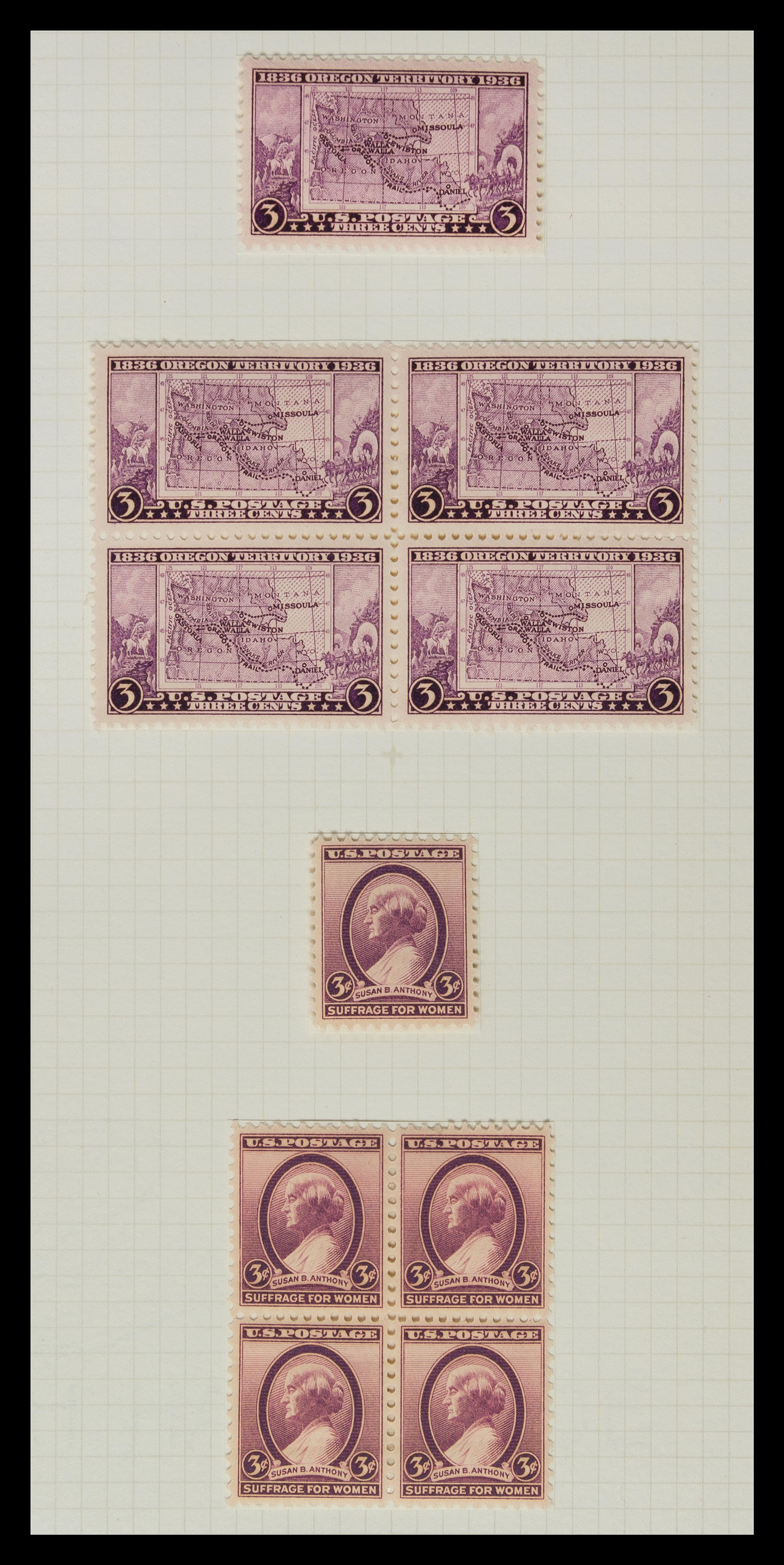 A Collection of United States Commemorative Stamps