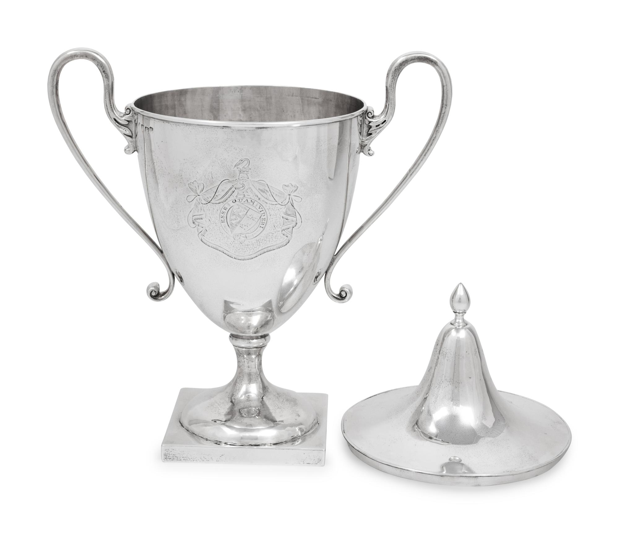A George III Silver Cup and Cover