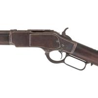 Winchester Late 2nd Model 1873 Rifle with Single Set Trigger and Shotgun Butt in .38-40