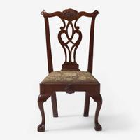 A Chippendale carved walnut side chair Philadelphia, PA, circa 1770