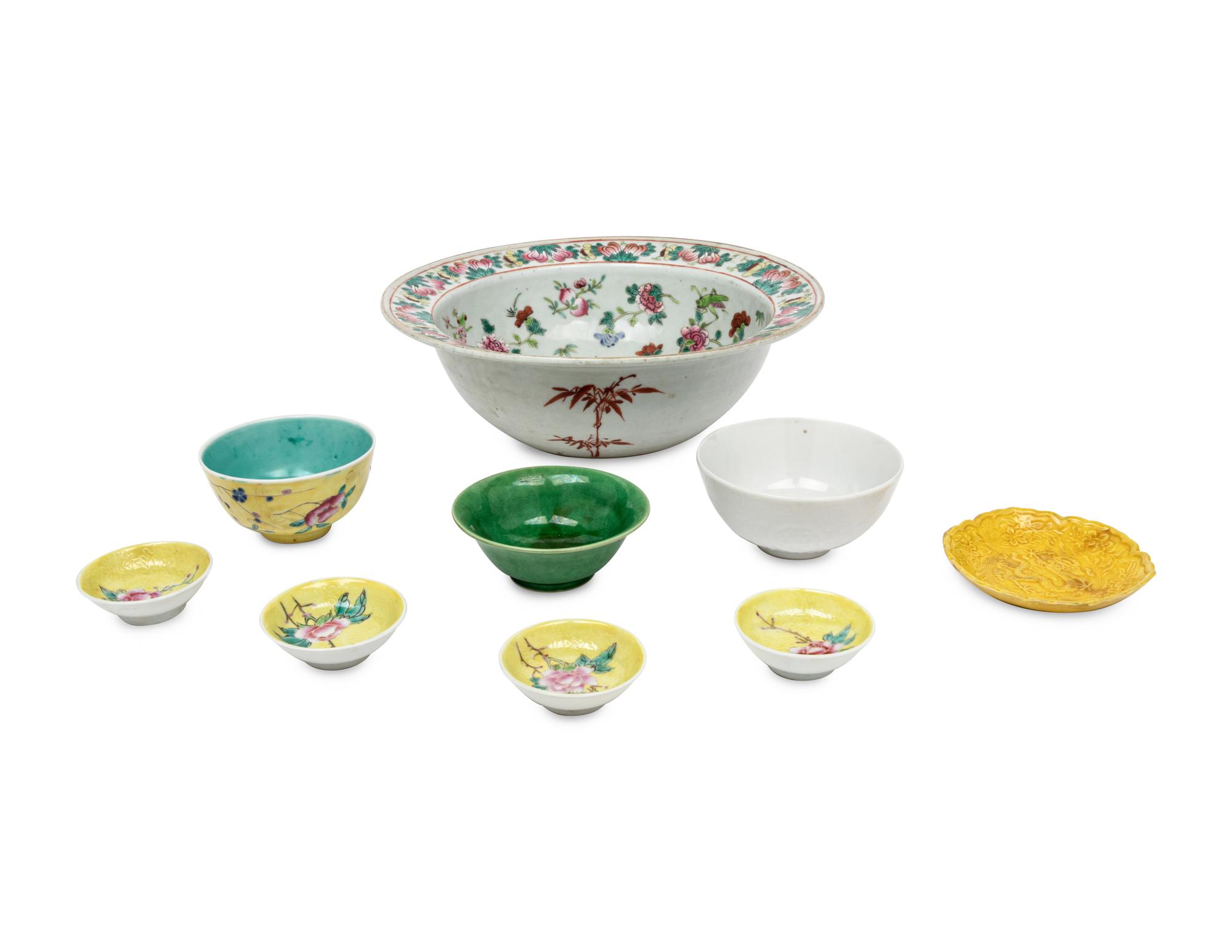 Nine Chinese Porcelain Wares