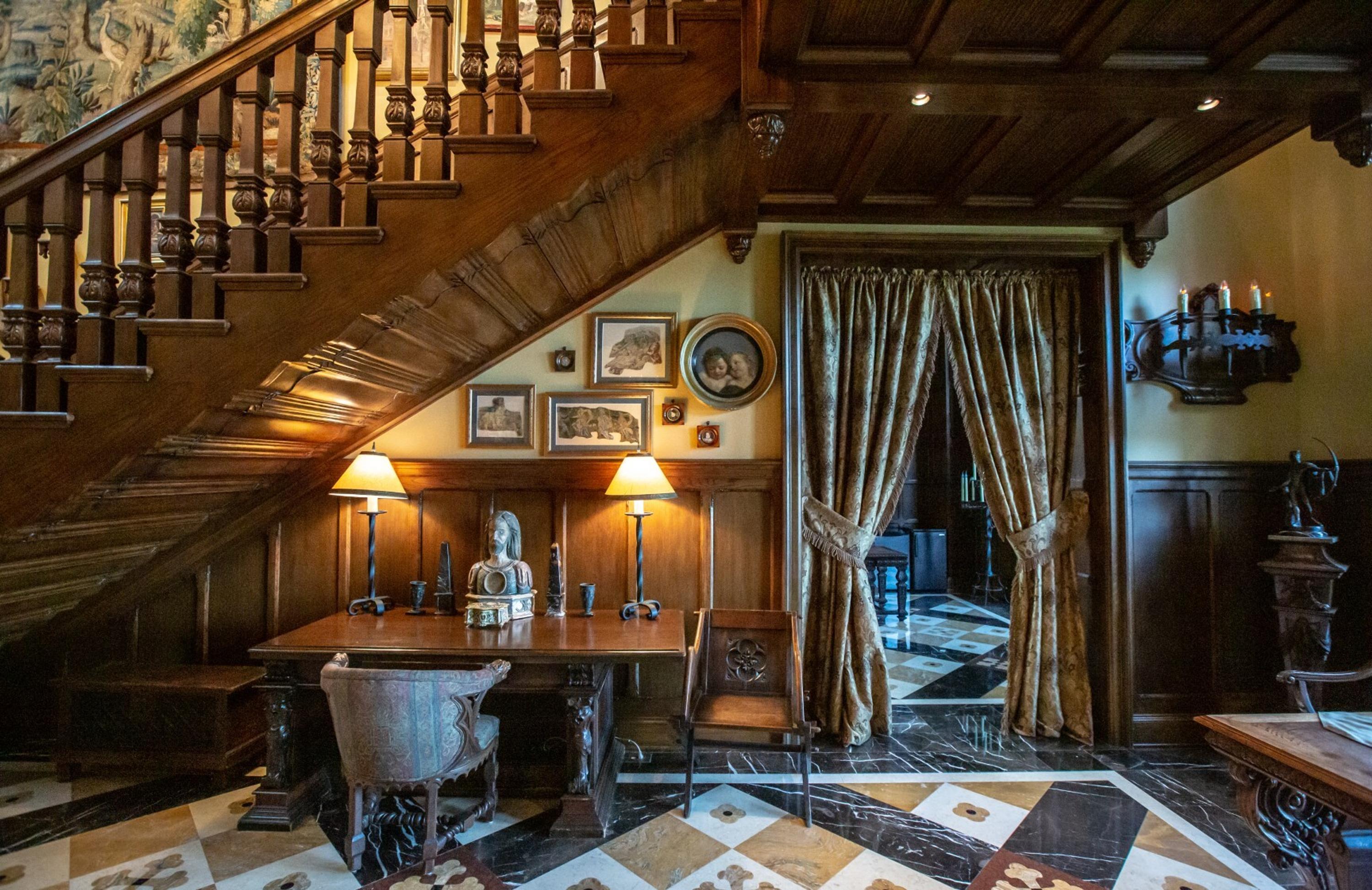 A Pair of Cold Painted Cast Metal Figural Candlesticks