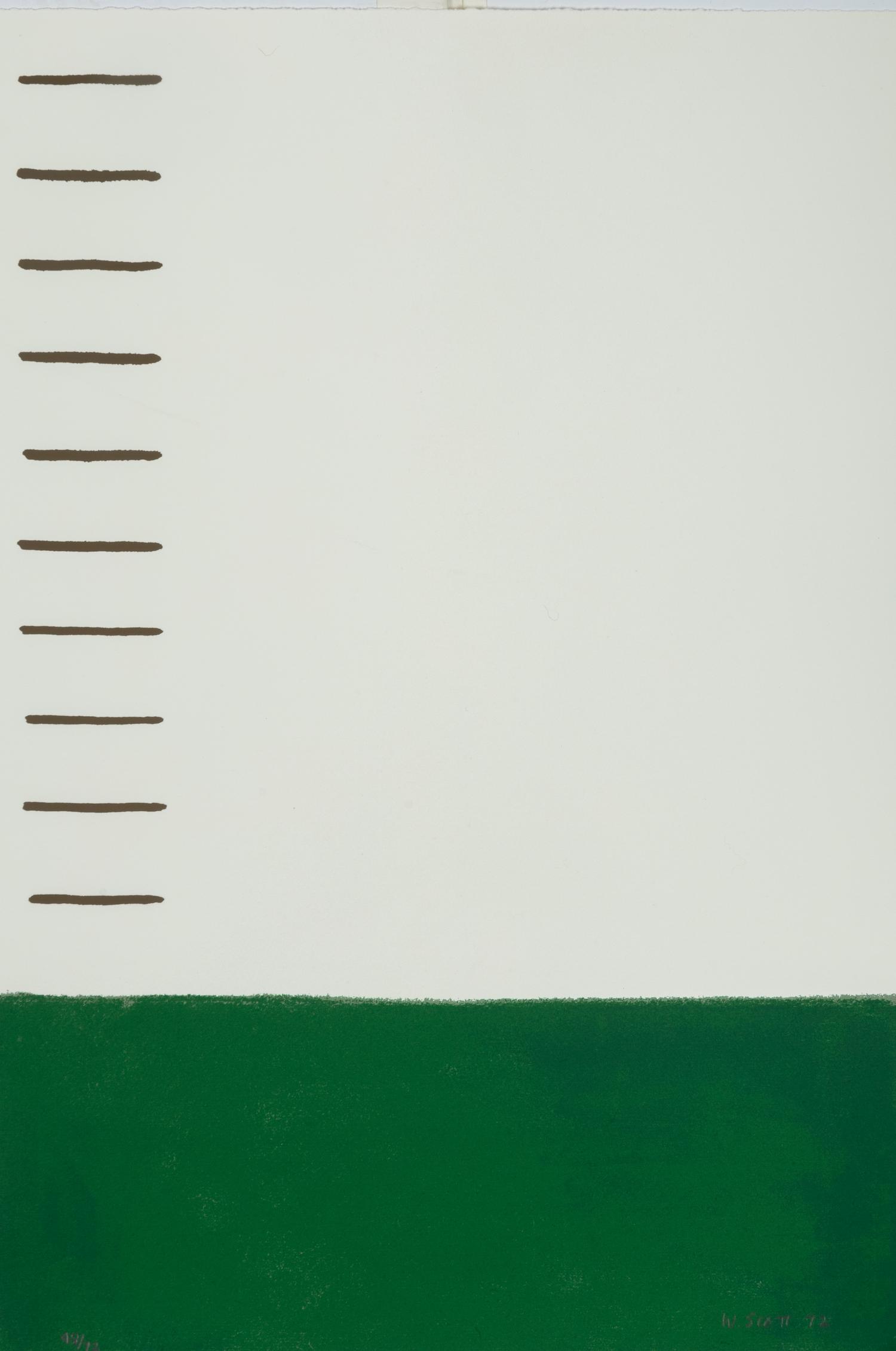 Estate Landscape and Divided Counterchange (two prints from A Poem for Alexander ), 1972