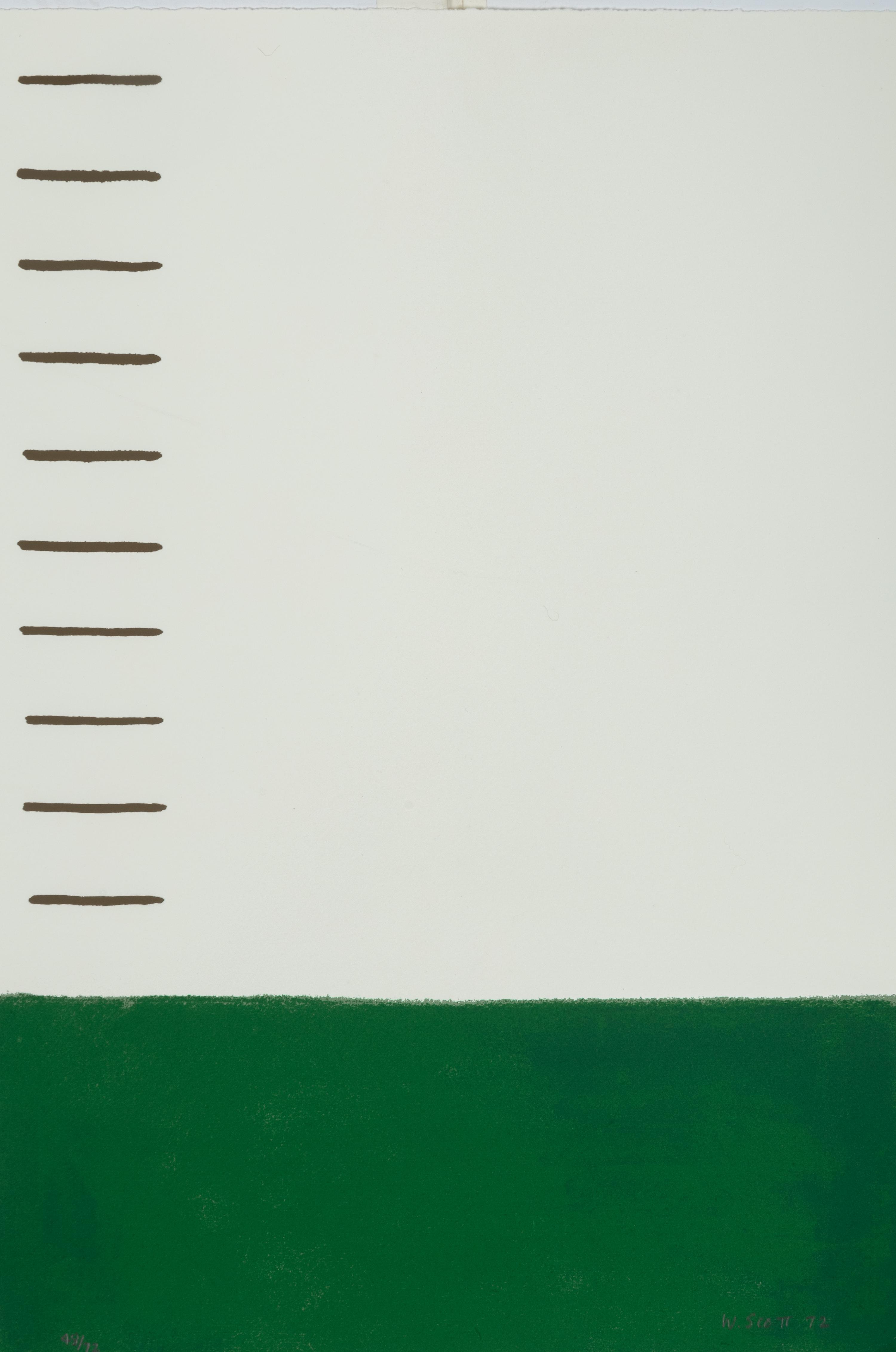 Estate Landscape and Divided Counterchange (two prints from A Poem for Alexander ), 1972