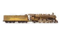A KTM Brass O-Gauge 4-6-2 Locomotive and Tender