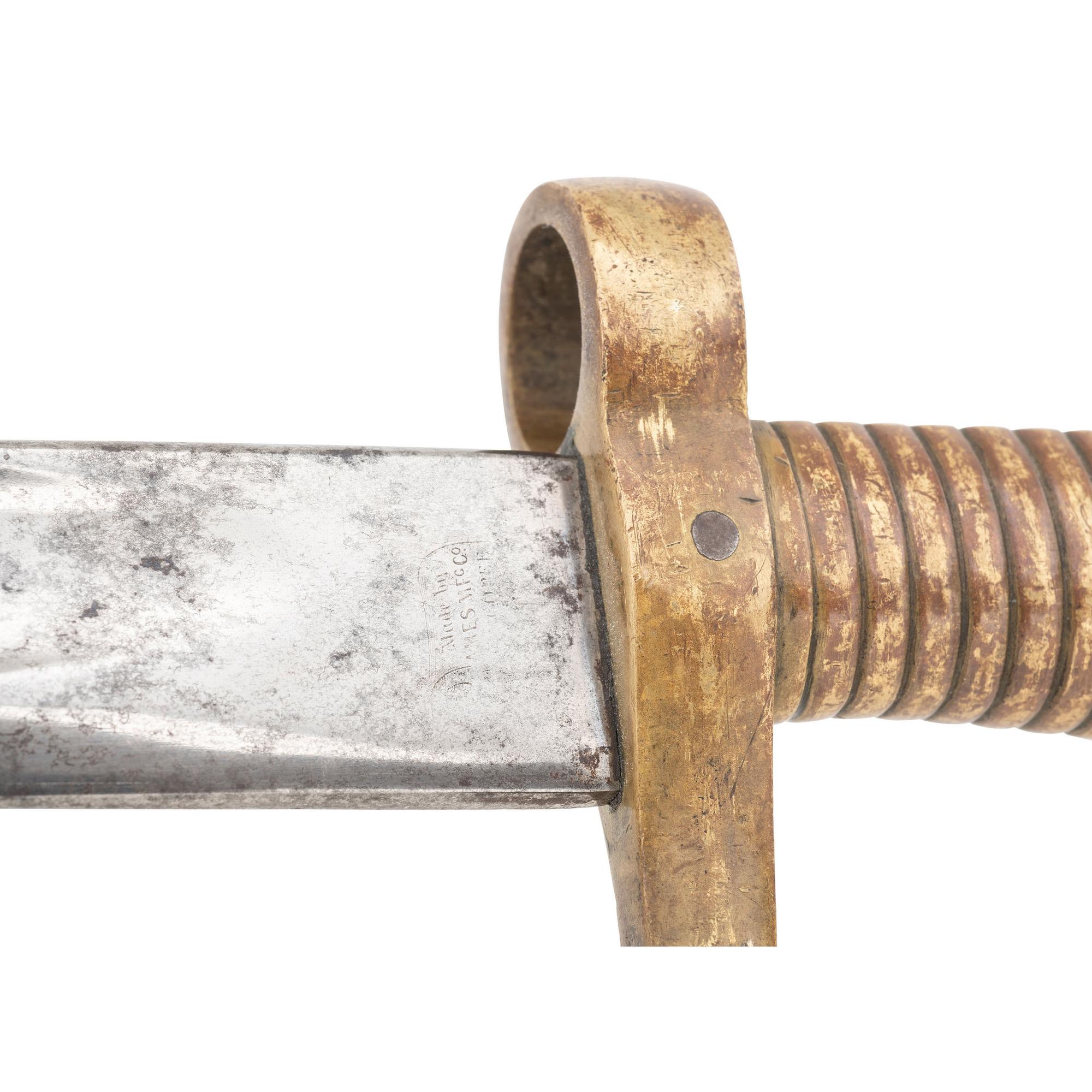 Two Spencer Rifle Socket Bayonets and a Sharps Rifle Saber Bayonet