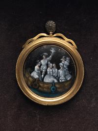 A Limoges Enamel Pendant