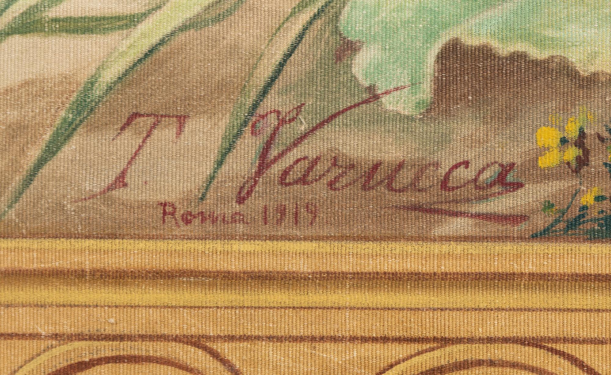 A Continental Wool Tapestry (20th Century)