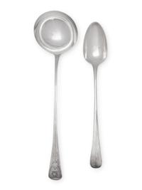 Two George III Silver Serving Articles