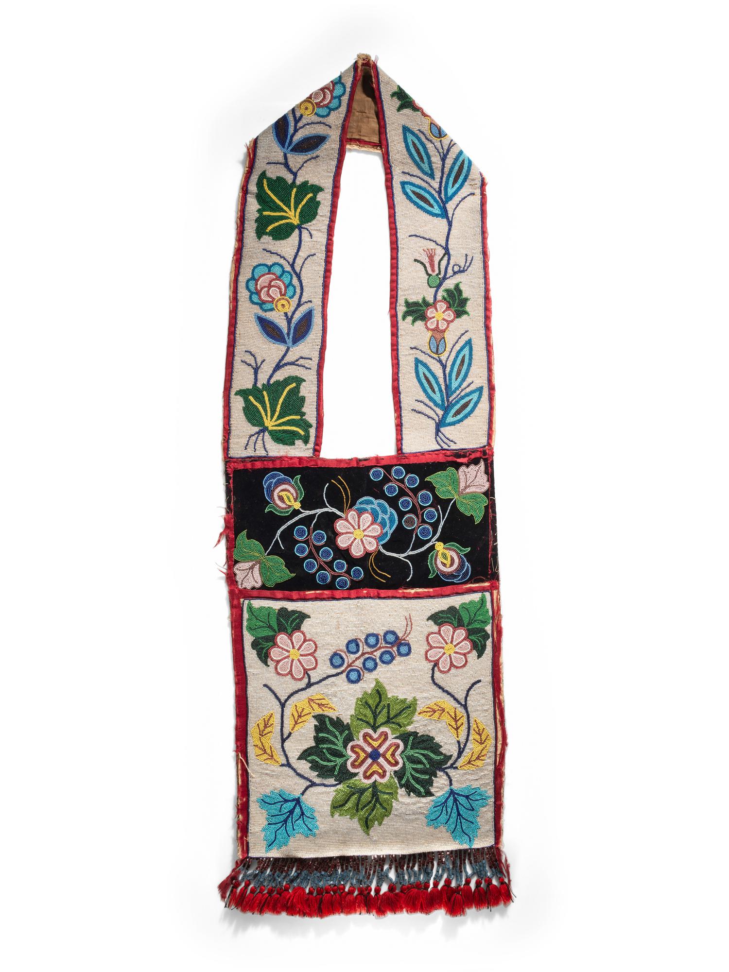 Anishinaabe Beaded Bandolier Bag