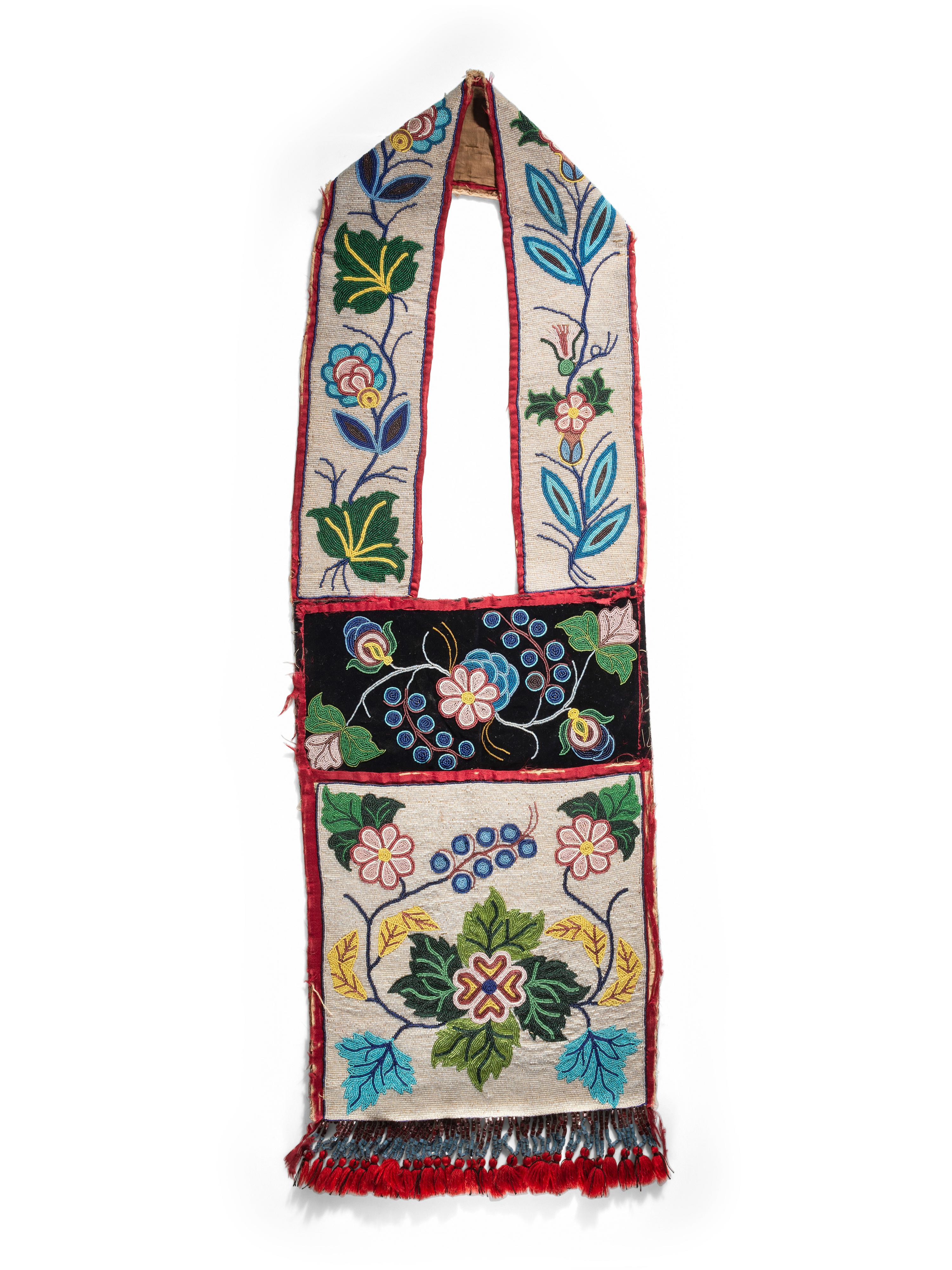 Anishinaabe Beaded Bandolier Bag