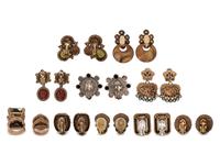 Stephen Dweck Ten Ear Clips and Two Rings