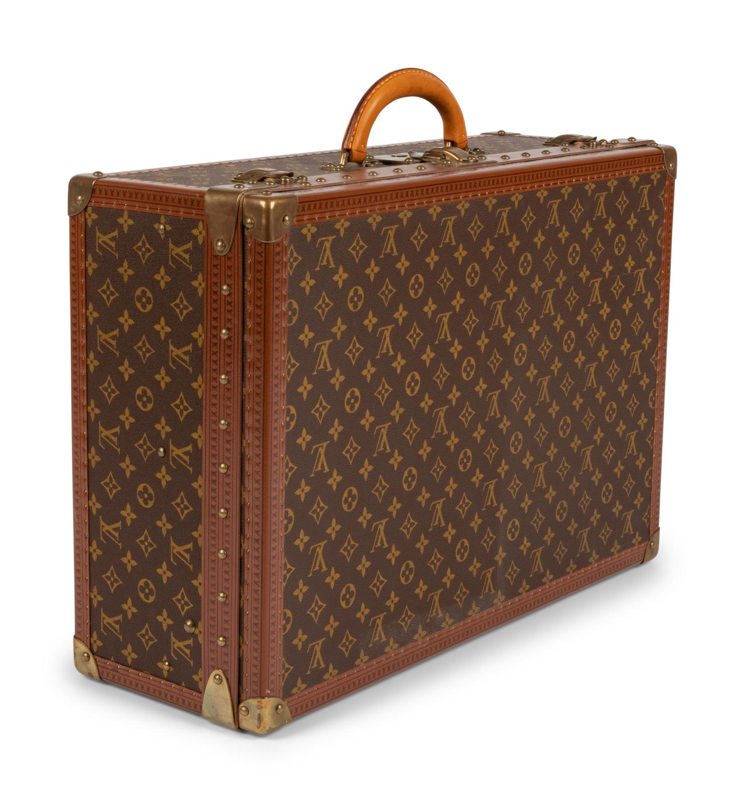 Louis Vuitton Alzer 70 Hard Side Suitcase in Monogram Canvas, Mid 20th Century