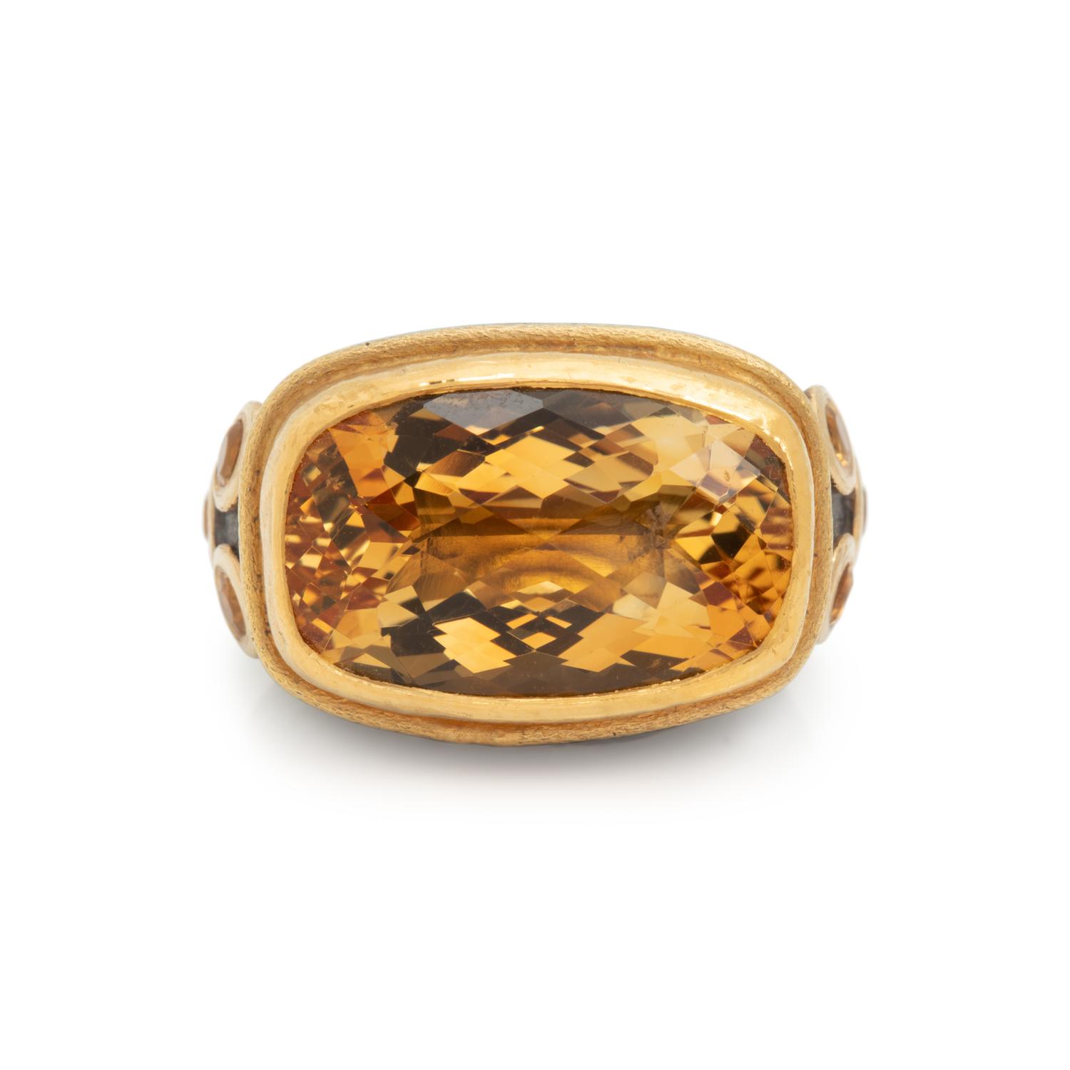 ARA, CITRINE RING