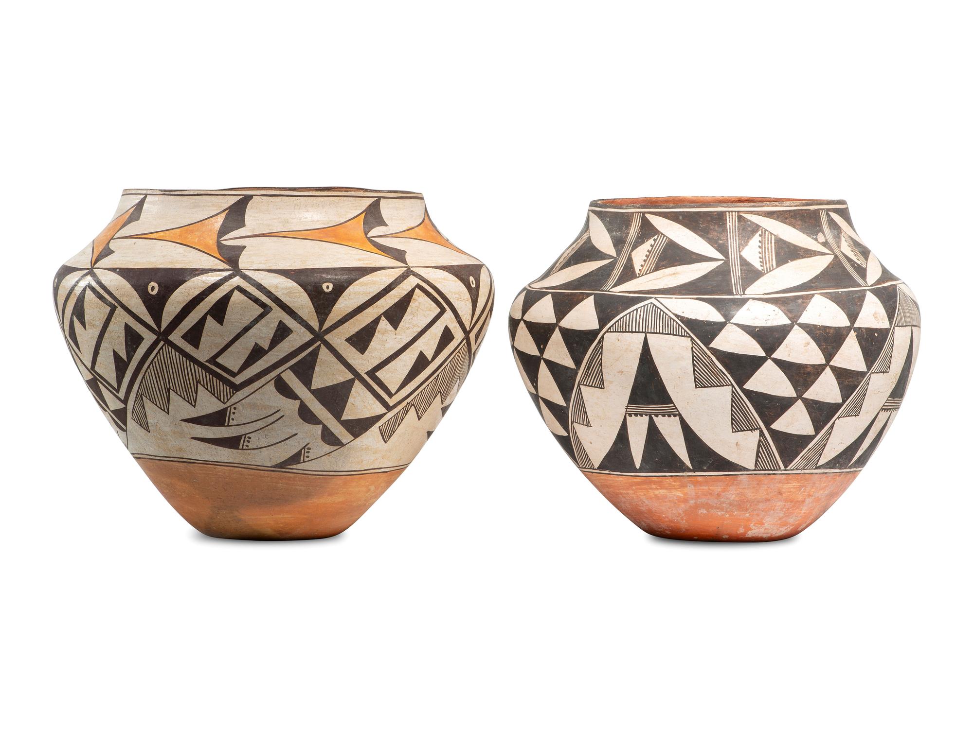 Acoma Pottery Jars