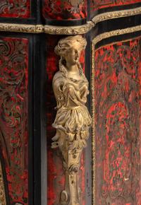 A Napoleon III Gilt Bronze Mounted Boulle Marquetry Cabinet