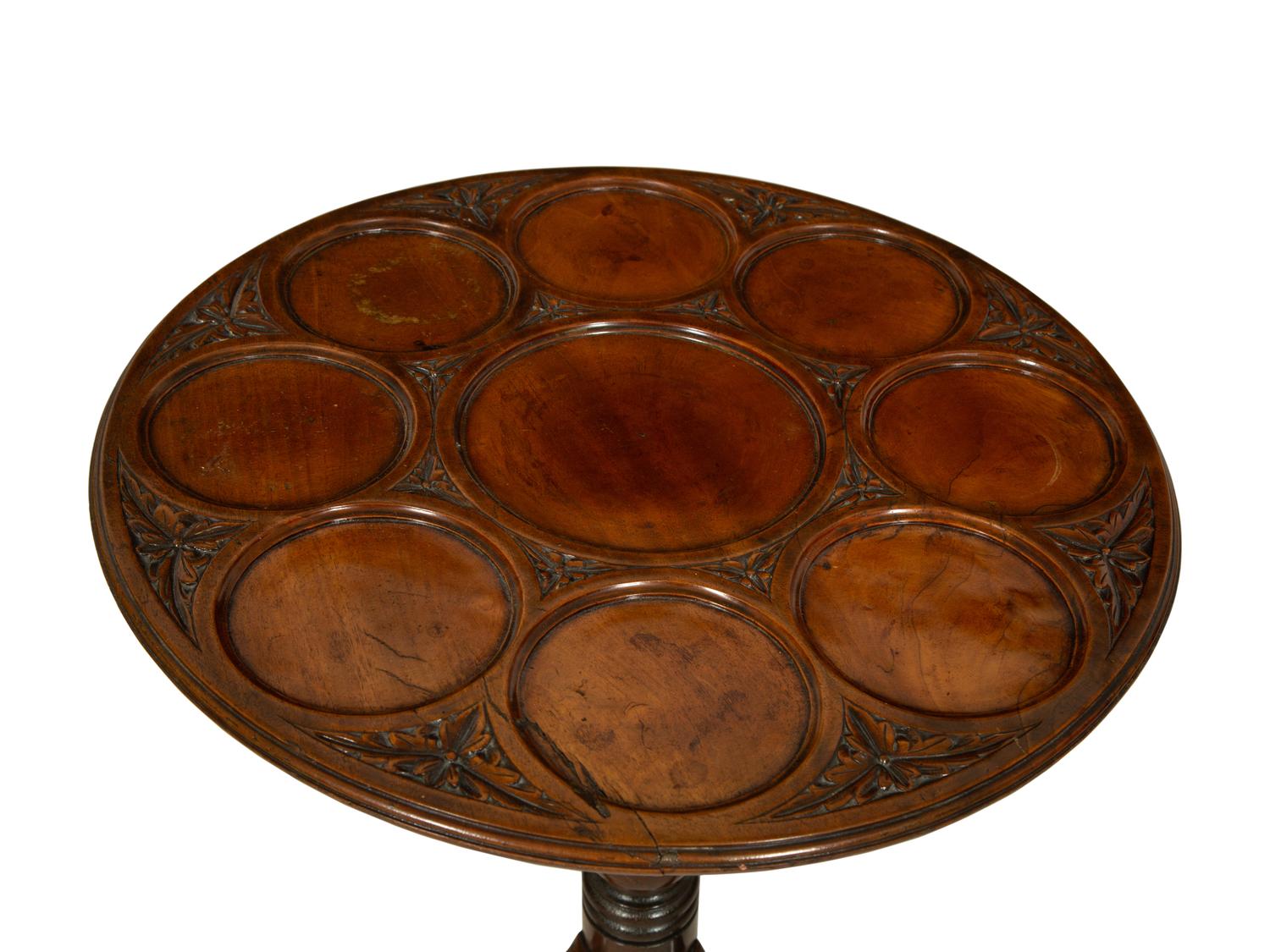 A George III Carved Mahogany Supper Table