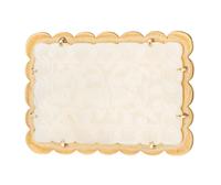 A 14 Karat Yellow Gold and Mother-of-Pearl Gaming Token Pendant/Brooch, 6.60 dwts.