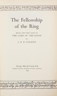 TOLKIEN, John Ronald Reuel (1892-1973). The Lord of the Rings, comprising: