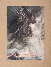 (RACKHAM, ARTHUR) Undine, L, 1909, The Rhinegold and the Valkyrie, L, 1910, and Ingoldsby Legends, L, 1907. 2 signed by Rackham (3)