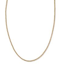 COLLECTION OF YELLOW GOLD ROPE CHAIN JEWELRY