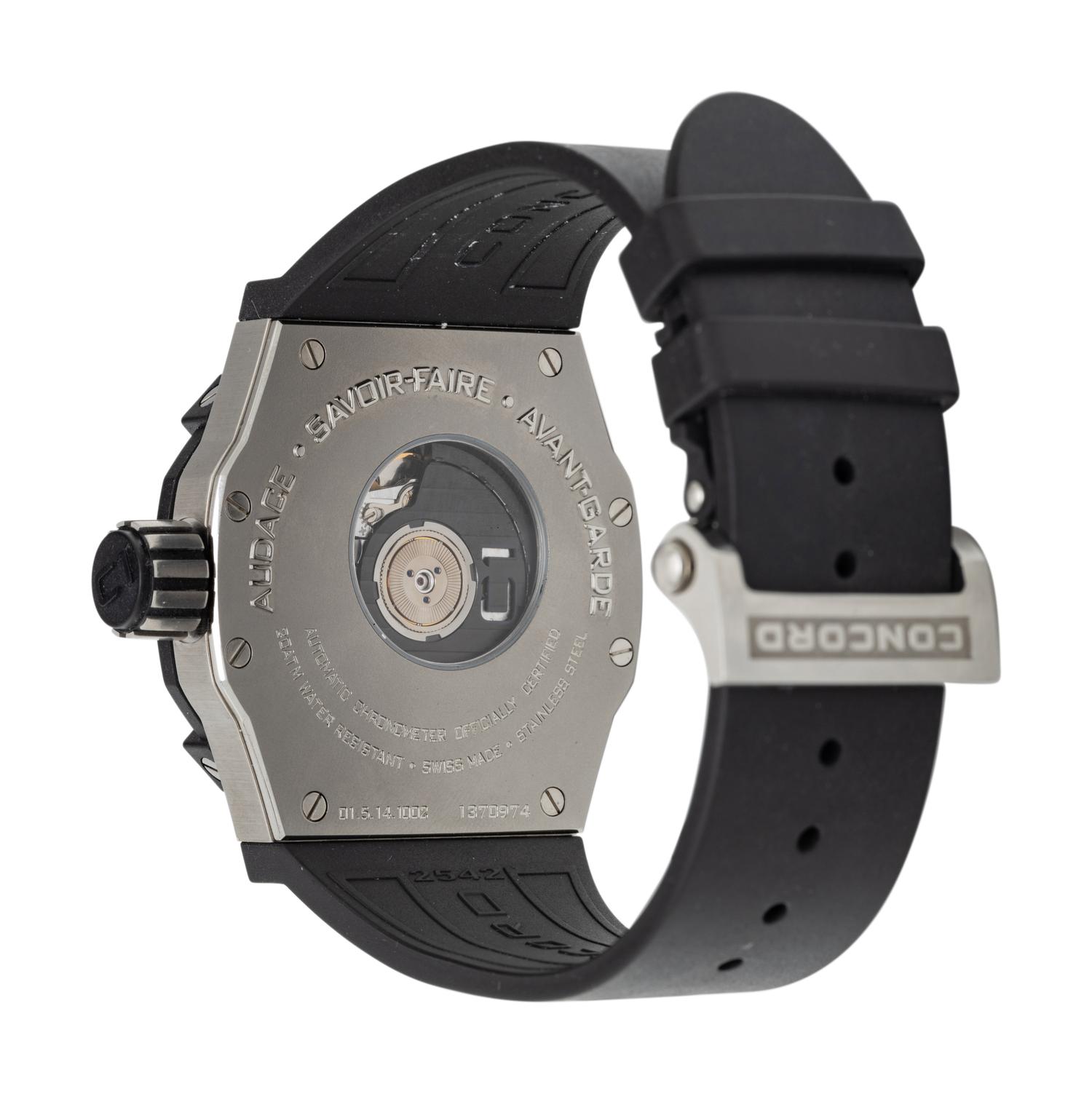 CONCORD, REF. 01.5.14.1002 STAINLESS STEEL 'C1 BIG DATE' WATCH