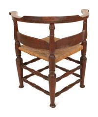 Two Country Rush Seat Chairs