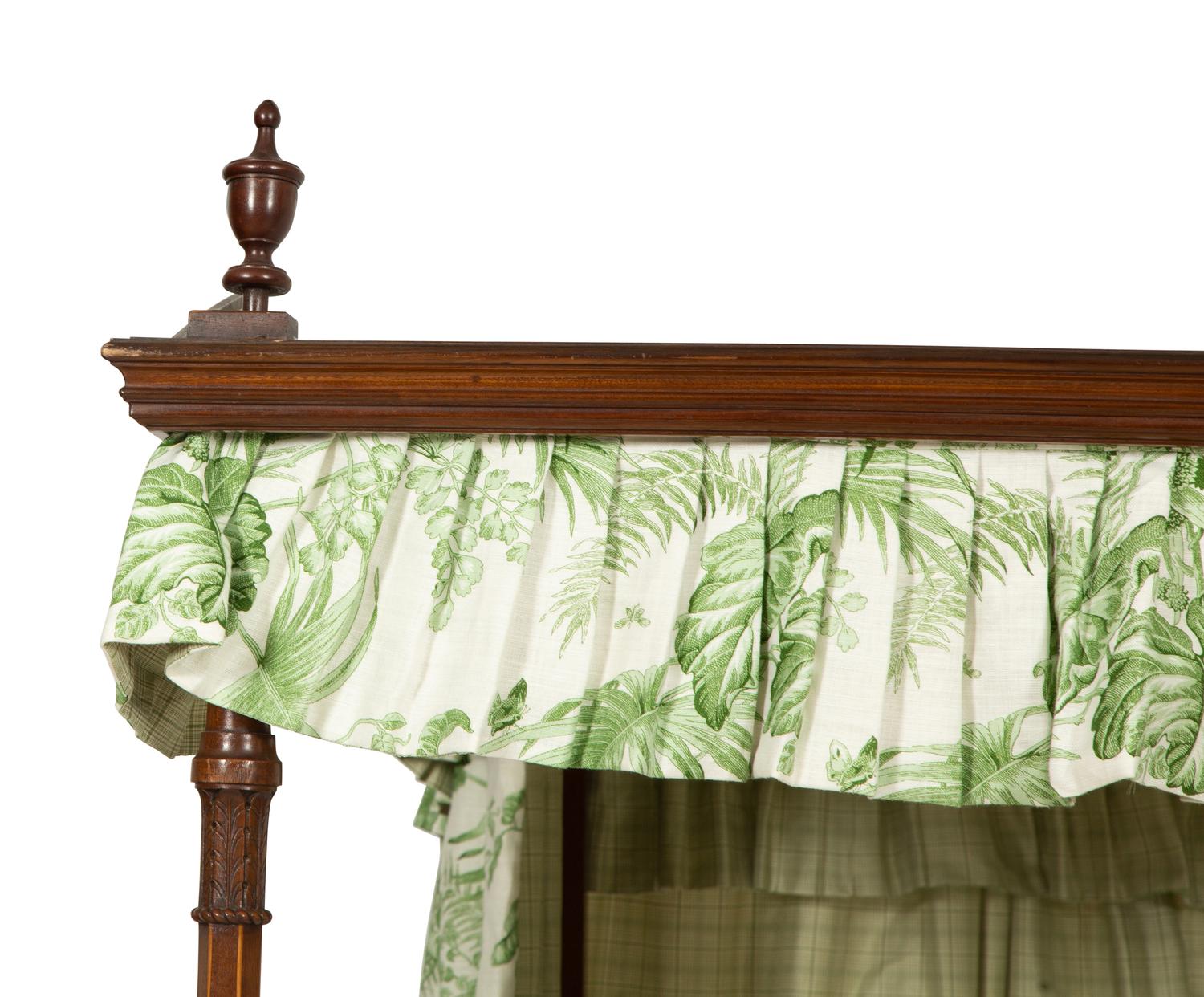 A Pair of George III Style Mahogany Tester Beds