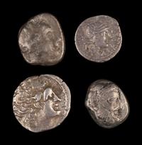 [ANCIENT] A Group of Four Greek Silver Coins