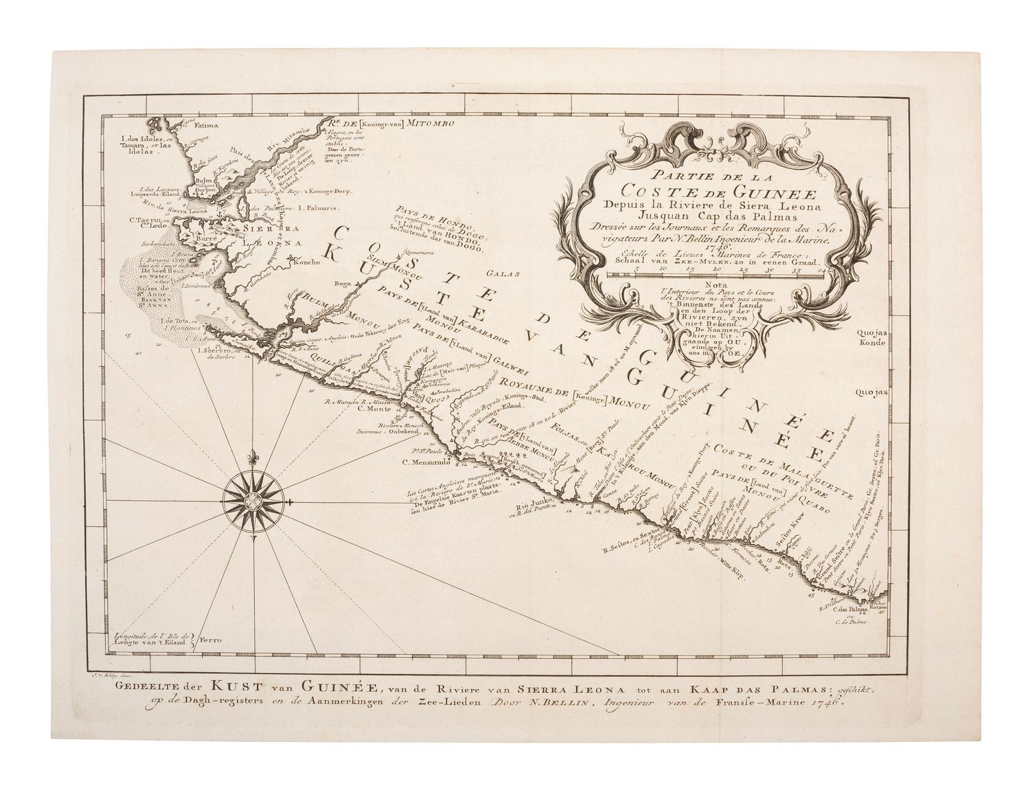 [MAPS]. Group of 3, incl. 2 maps of the coast of Guinea & one of the empire of Alexander the Great.
