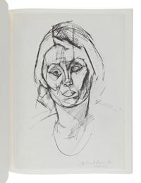 [GIACOMETTI, Alberto (1901-1966)]. LORD, James. Giacometti Drawings. Greenwich, CT: New York Graphic Society, 1971.