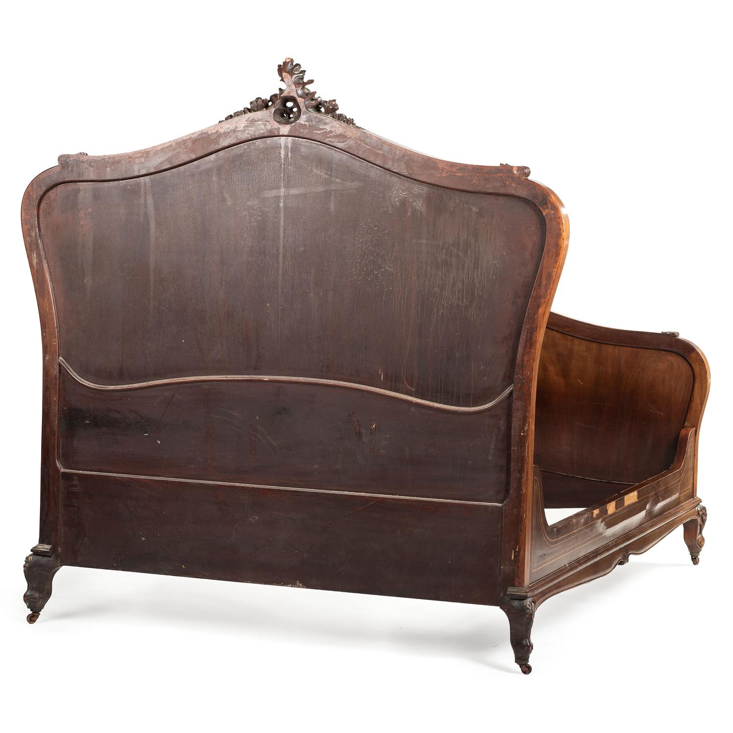 An Aesthetic Movement Mahogany, Inlay and Mother of Pearl Bedroom Set from Katherine Graham's Estate