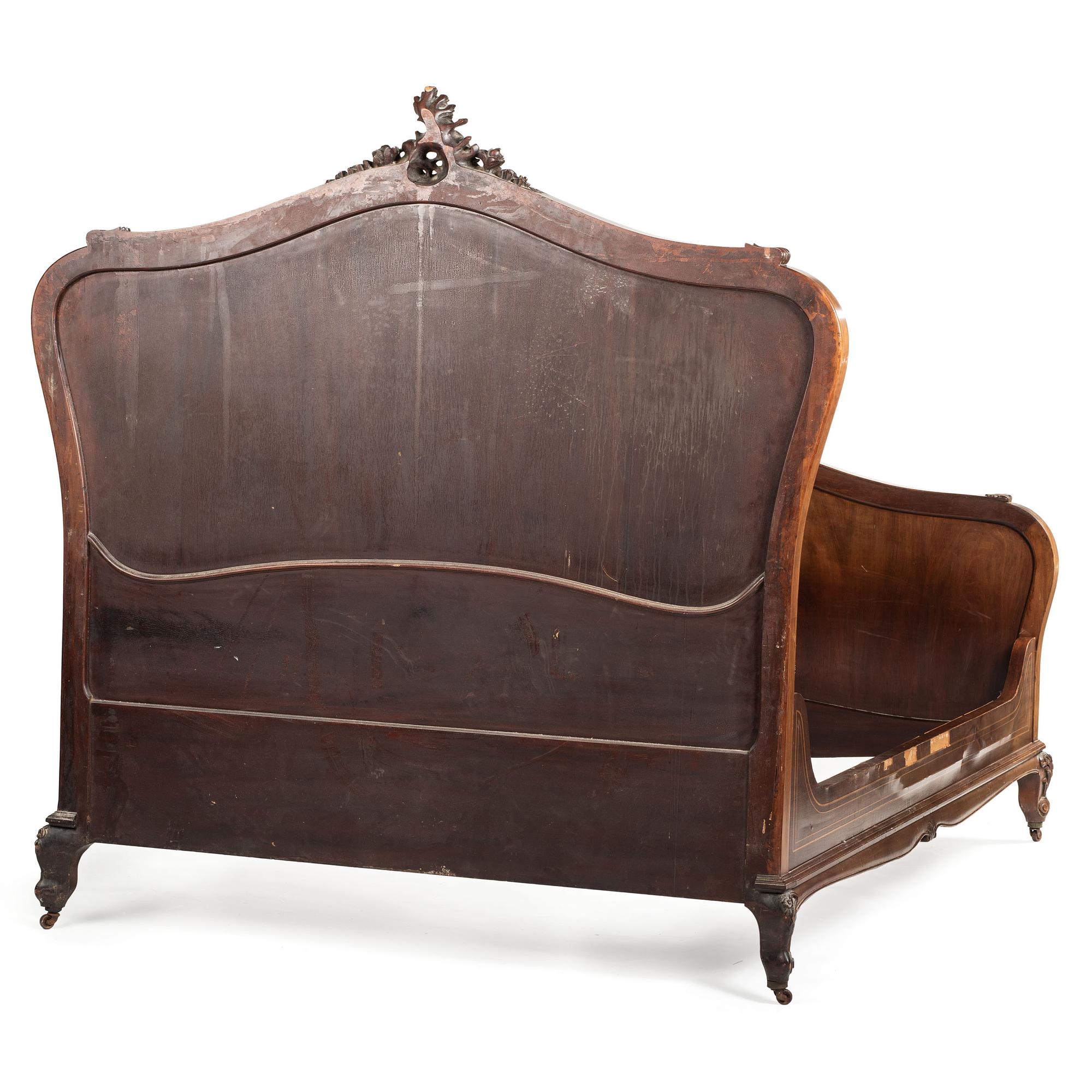 An Aesthetic Movement Mahogany, Inlay and Mother of Pearl Bedroom Set from Katherine Graham's Estate