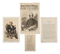 [GRANT, U.S. (1822-1885)]. Items related to the 1868 and 1872 presidential elections, comprising: