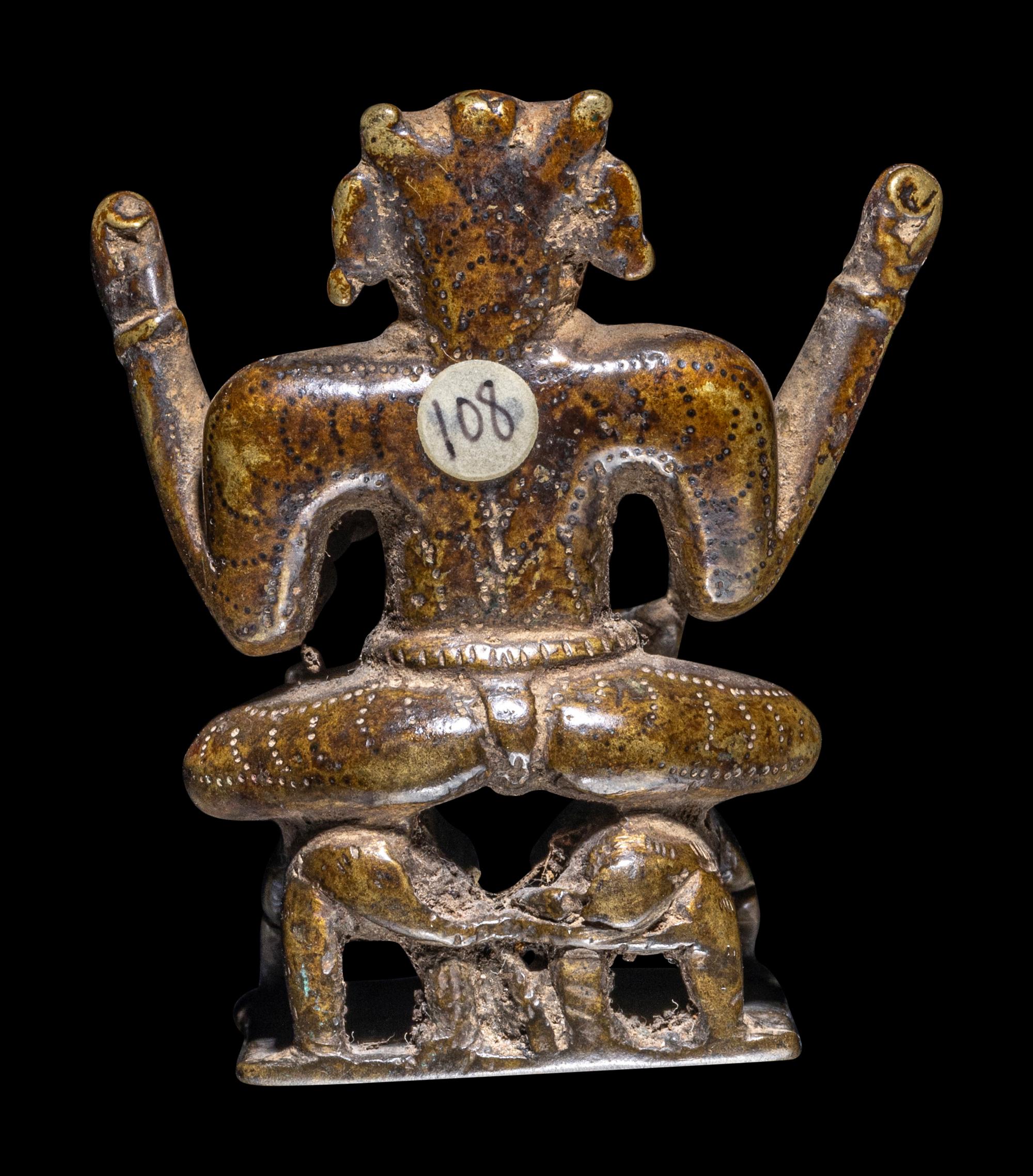 An Indian Bronze Figure of Ganesha