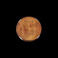 A United States 1955-D Lincoln: Wheat Back 1c Coin — NGC GRADED MS66 RD