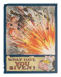 [WWI-WWII]. 14 World War I and Word War II posters, incl. examples by CHRISTY, HIRSCH, & ROCKWELL.
