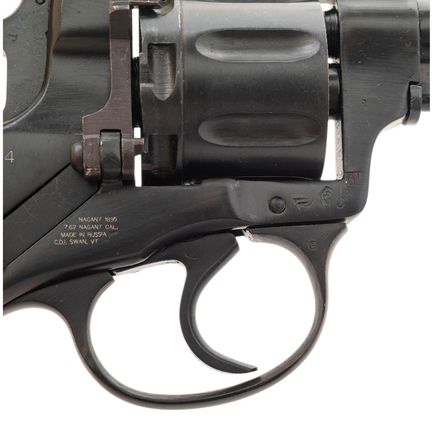 **1941 Tula Model 1895 Nagant Revolver with Holster and Cleaning Rod