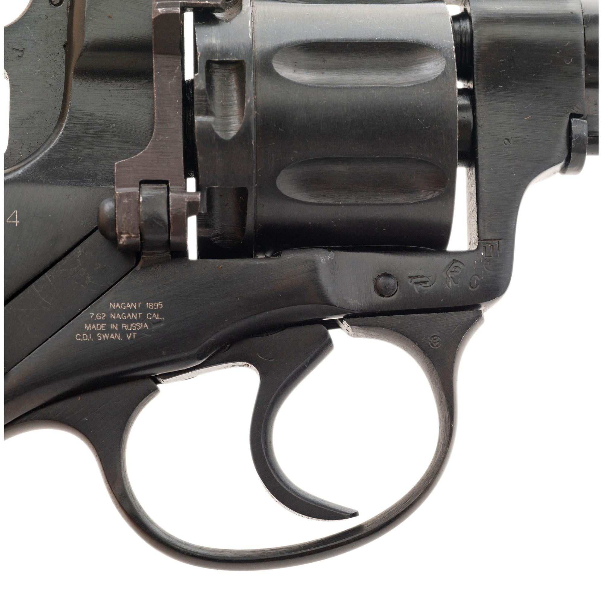 **1941 Tula Model 1895 Nagant Revolver with Holster and Cleaning Rod