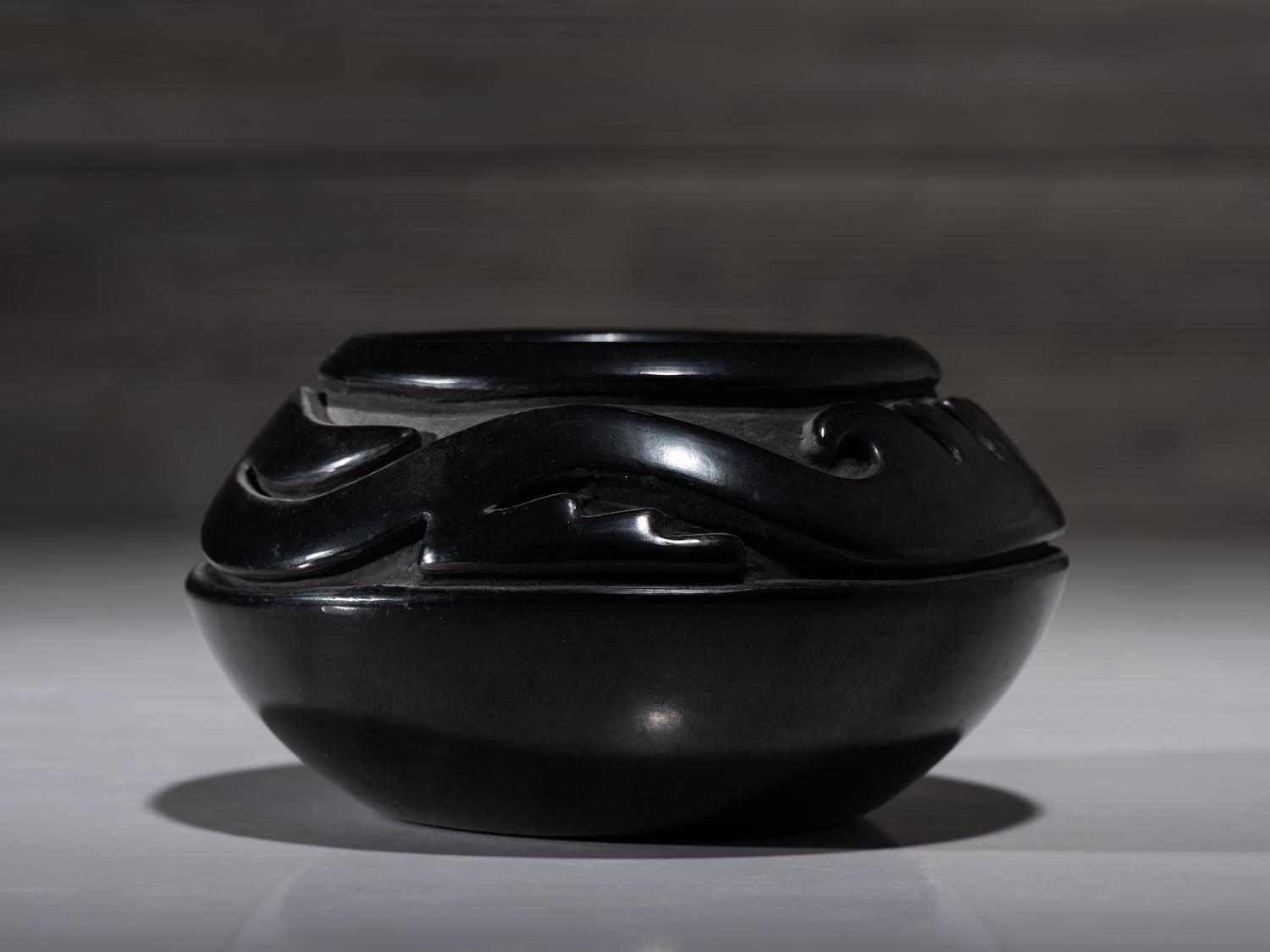 Blackware Pottery Jar