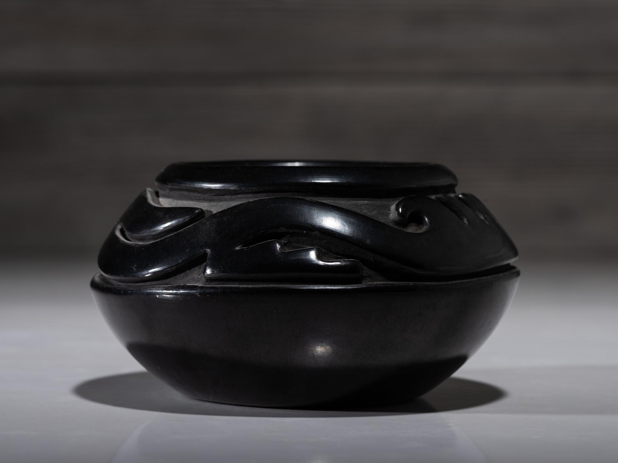 Blackware Pottery Jar