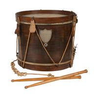 Civil War-era William Hall & Son Field Drum Presented to Priv. John Stephenson by Officers of the 48th NY Infantry