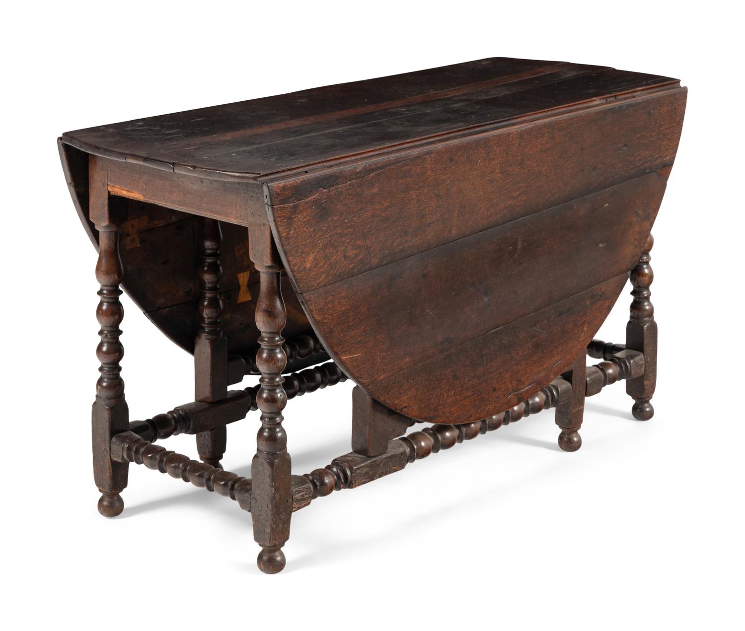 A William and Mary Drop-Leaf Table