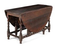 A William and Mary Drop-Leaf Table